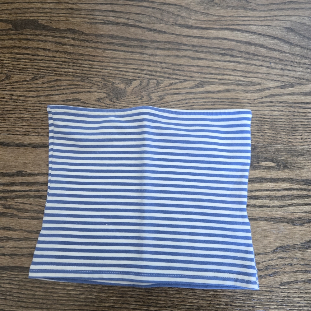 Edikted Blue and White Striped Tank Top